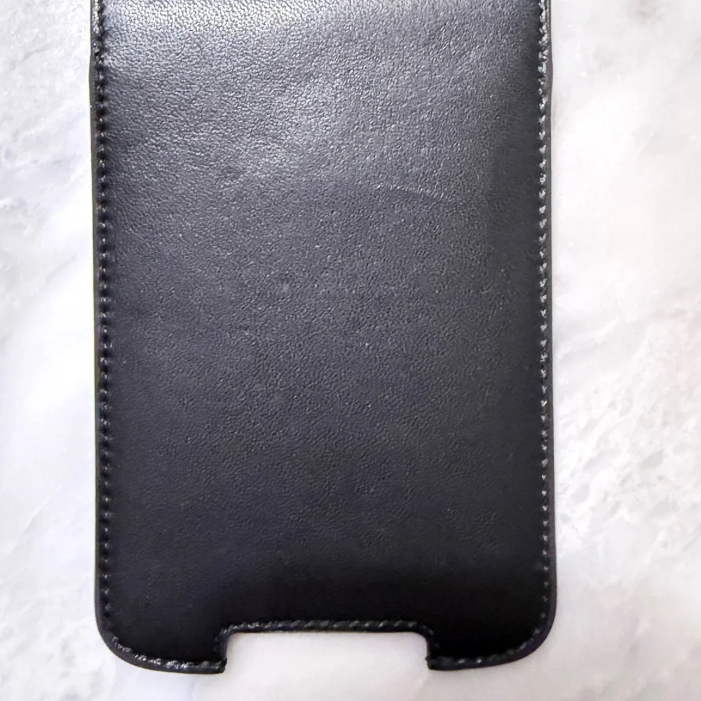 Vintage Loewe Black Leather iPod Holster